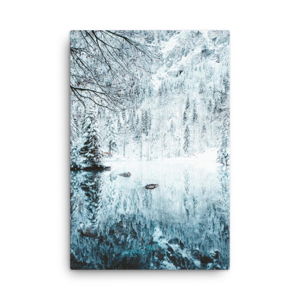 Snow Landscape 4 - Leinwand 61x91 cm artlia
