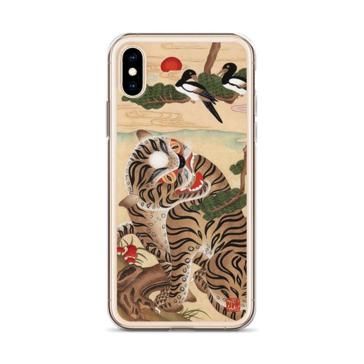 Tiger und Elster - Handyhülle artlia