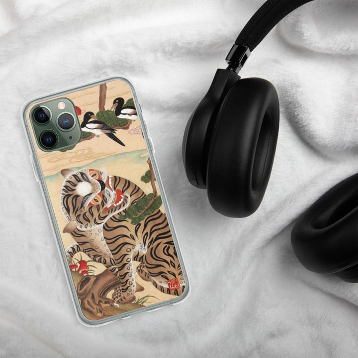 Tiger und Elster - Handyhülle artlia