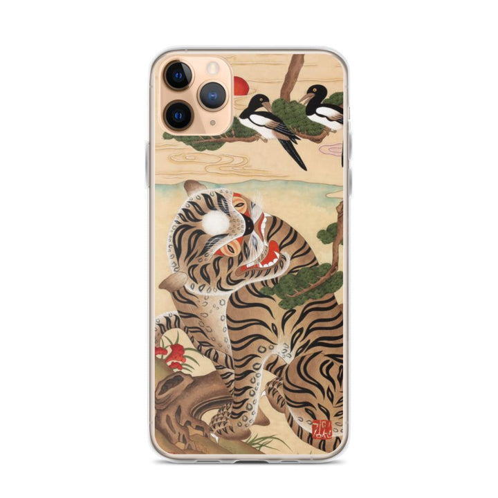 Tiger und Elster - Handyhülle iPhone 11 Pro Max artlia