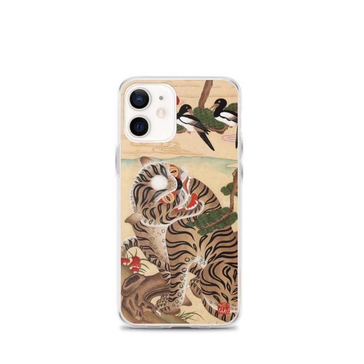 Tiger und Elster - Handyhülle iPhone 12 mini artlia