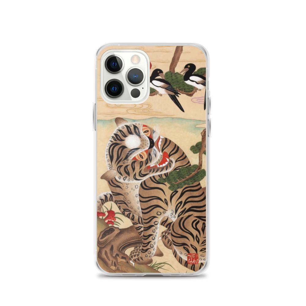 Tiger und Elster - Handyhülle iPhone 12 Pro artlia