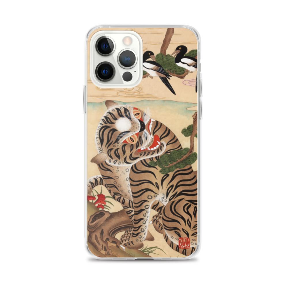 Tiger und Elster - Handyhülle iPhone 12 Pro Max artlia