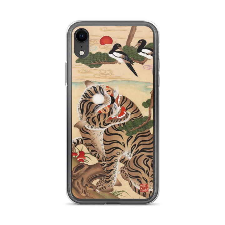 Tiger und Elster - Handyhülle iPhone XR artlia
