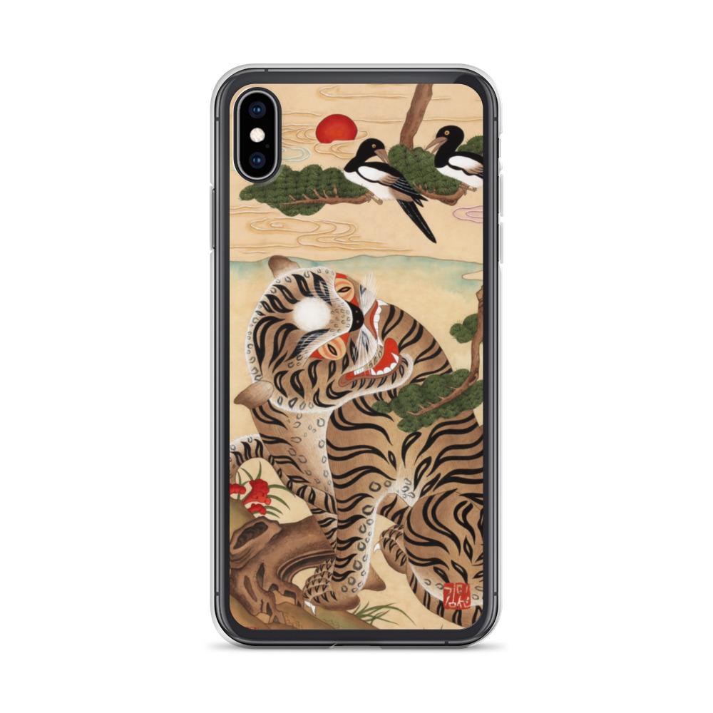 Tiger und Elster - Handyhülle iPhone XS Max artlia
