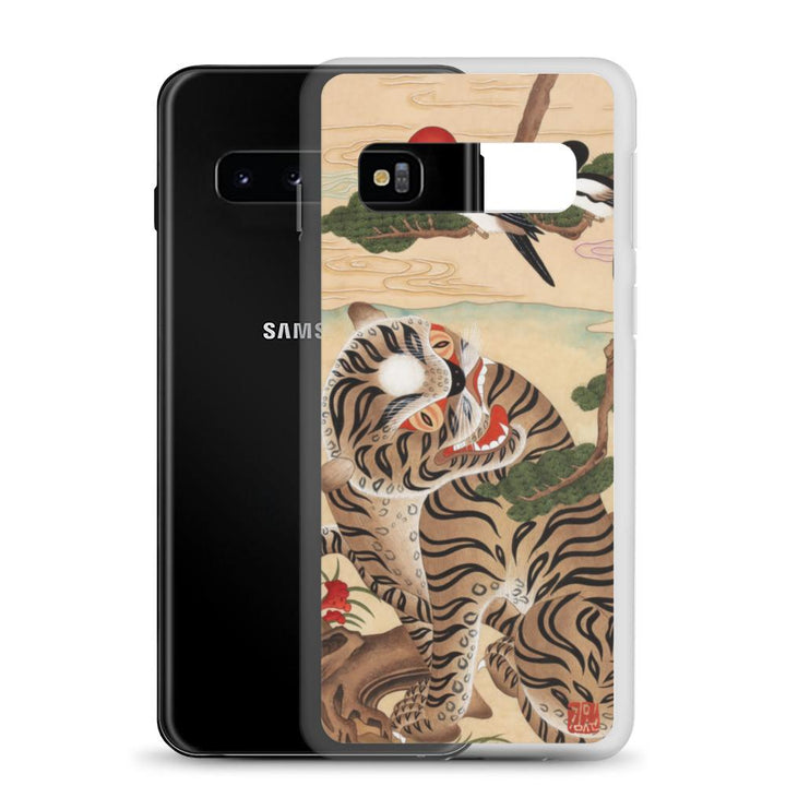 Tiger und Elster - Handyhülle Samsung Galaxy S10 artlia