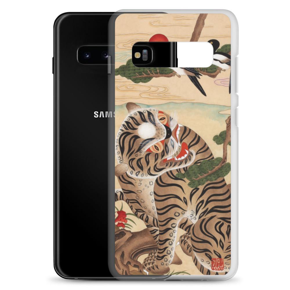 Tiger und Elster - Handyhülle Samsung Galaxy S10+ artlia