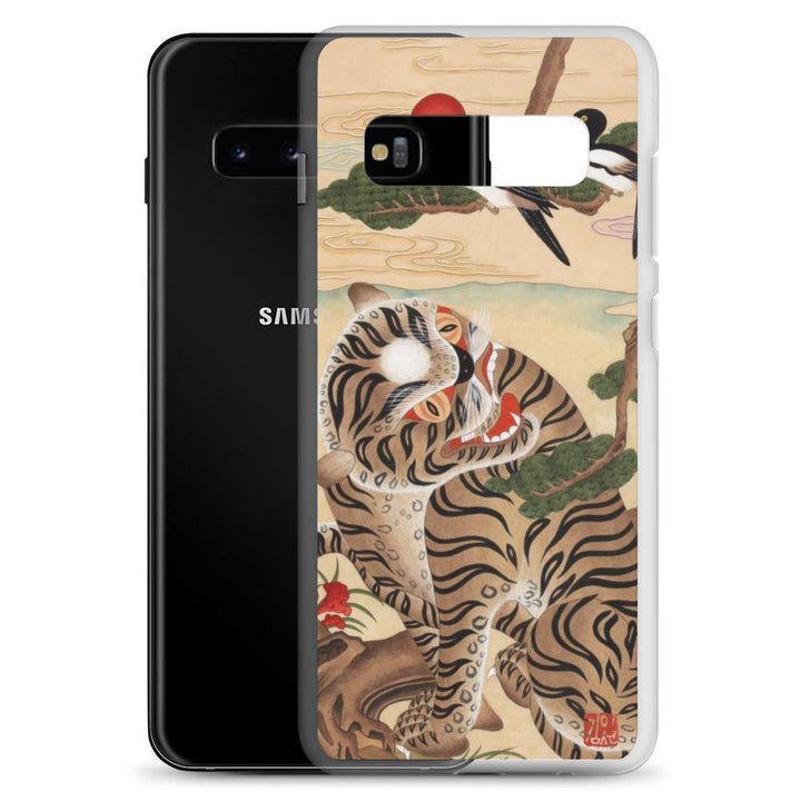 Tiger und Elster - Handyhülle Samsung Galaxy S10+ artlia