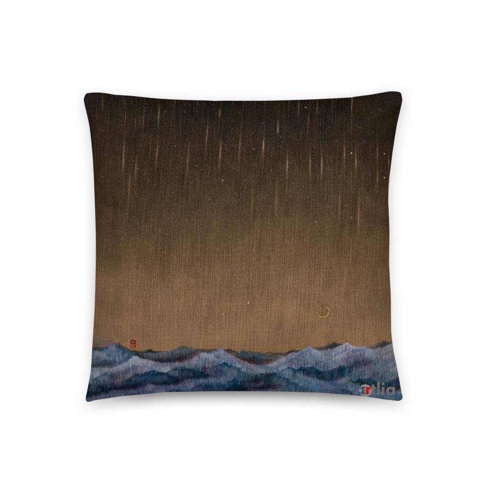 Walk the Night of Light 01 - Kunst Kissen 46x46 cm artlia