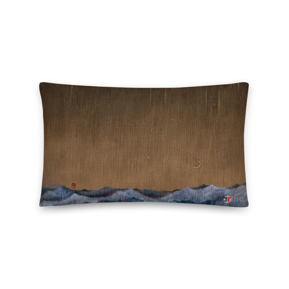 Walk the Night of Light 01 - Kunst Kissen 50x30 cm artlia