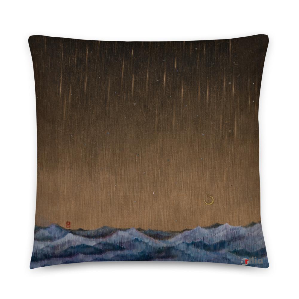 Walk the Night of Light 01 - Kunst Kissen 56x56 cm artlia