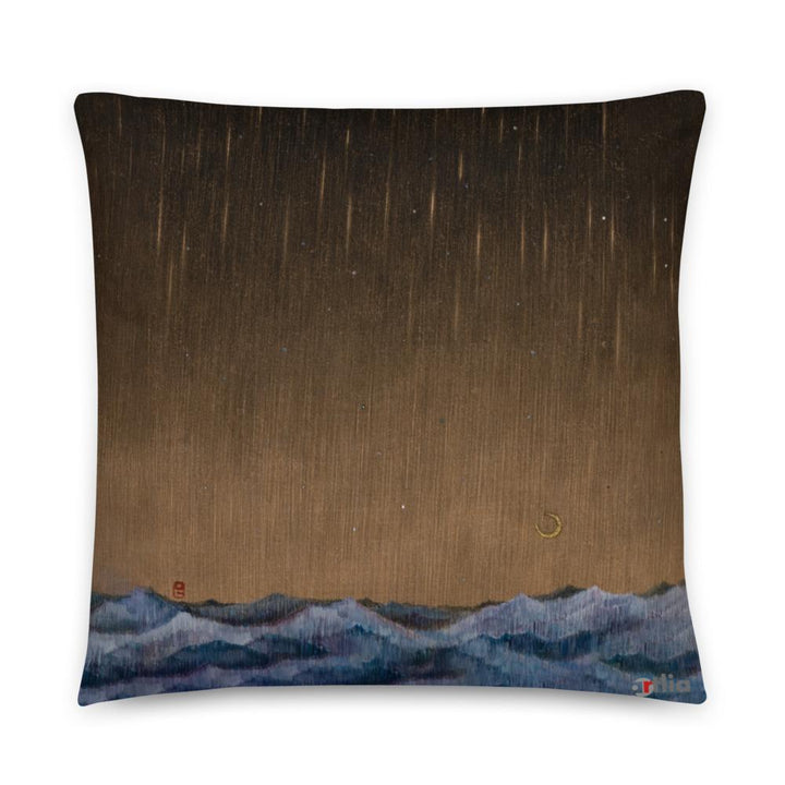 Walk the Night of Light 01 - Kunst Kissen 56x56 cm artlia