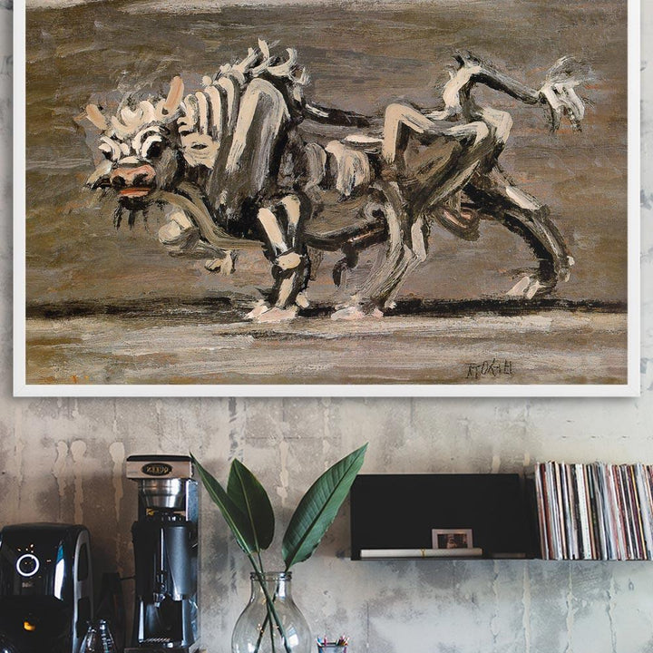 Poster - Weißer Ochse, Lee Jung-seob artlia