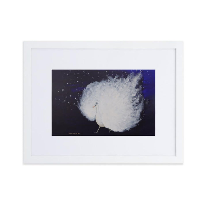 Wings of Dawn - Poster im Rahmen mit Passepartout Weiß / 30×40 cm artlia