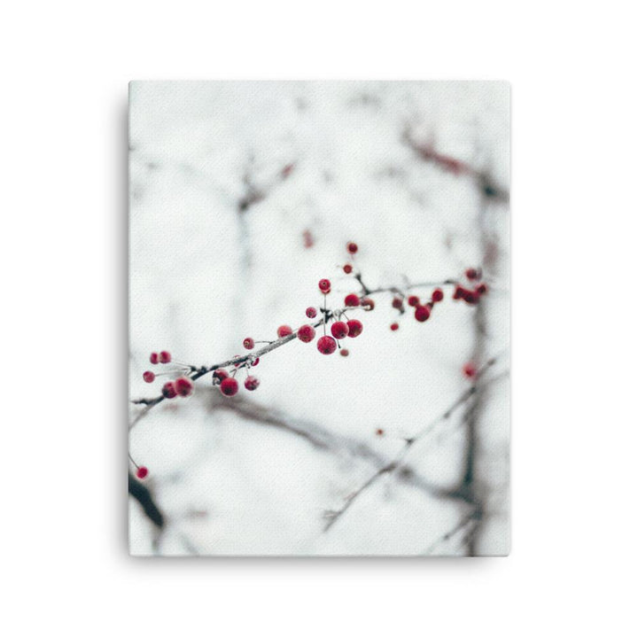 Winterbeeren - Leinwand 41x51 cm artlia
