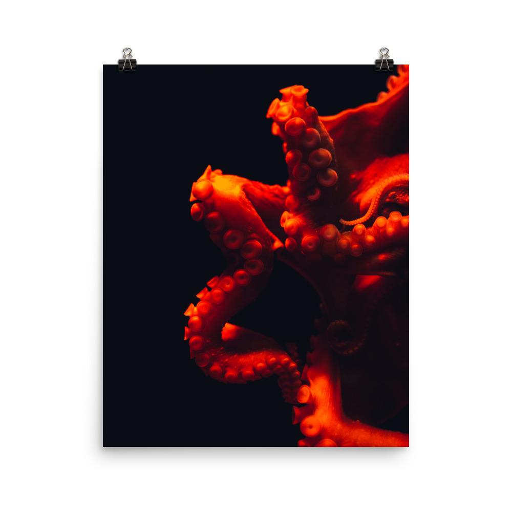 Poster - Wütender Oktopus 20x25 cm artlia