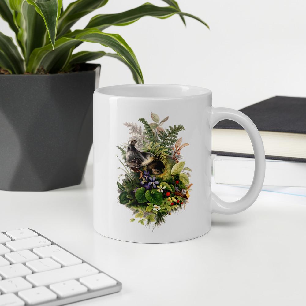 Tasse - Zaunkönig und das Nest 0,33 L artlia