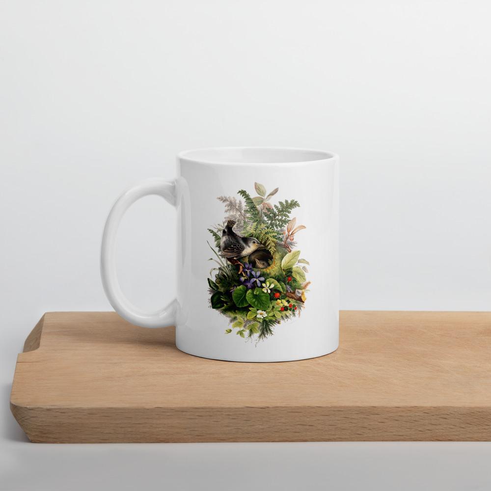 Tasse - Zaunkönig und das Nest artlia