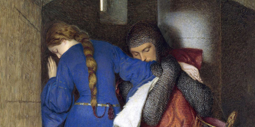 Hellelil_and_Hildebrand_the_meeting_on_the_turret_stairs-web