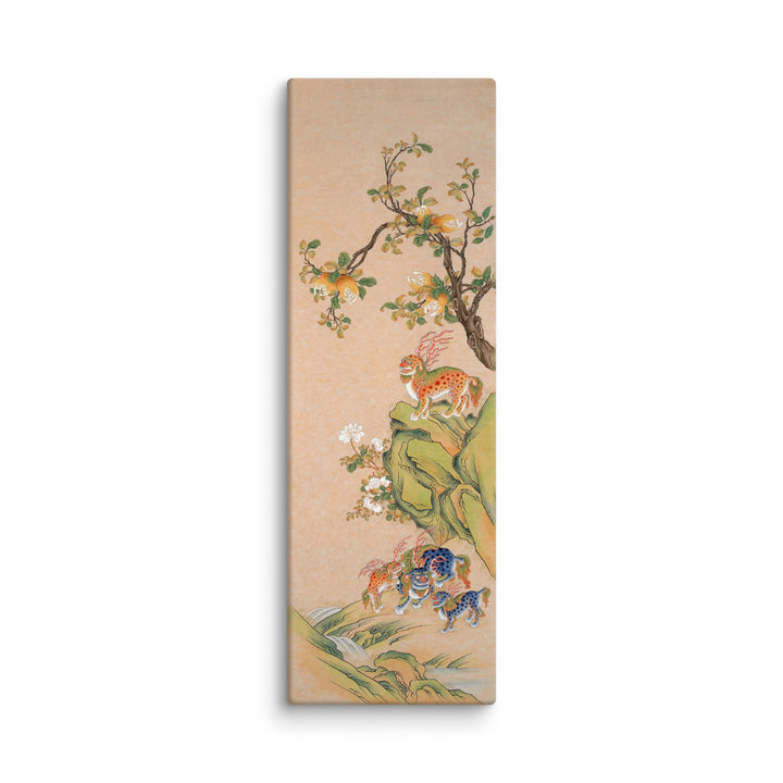 Leinwand - Phantastische Tierwesen des Glücks und der Harmonie - rechts