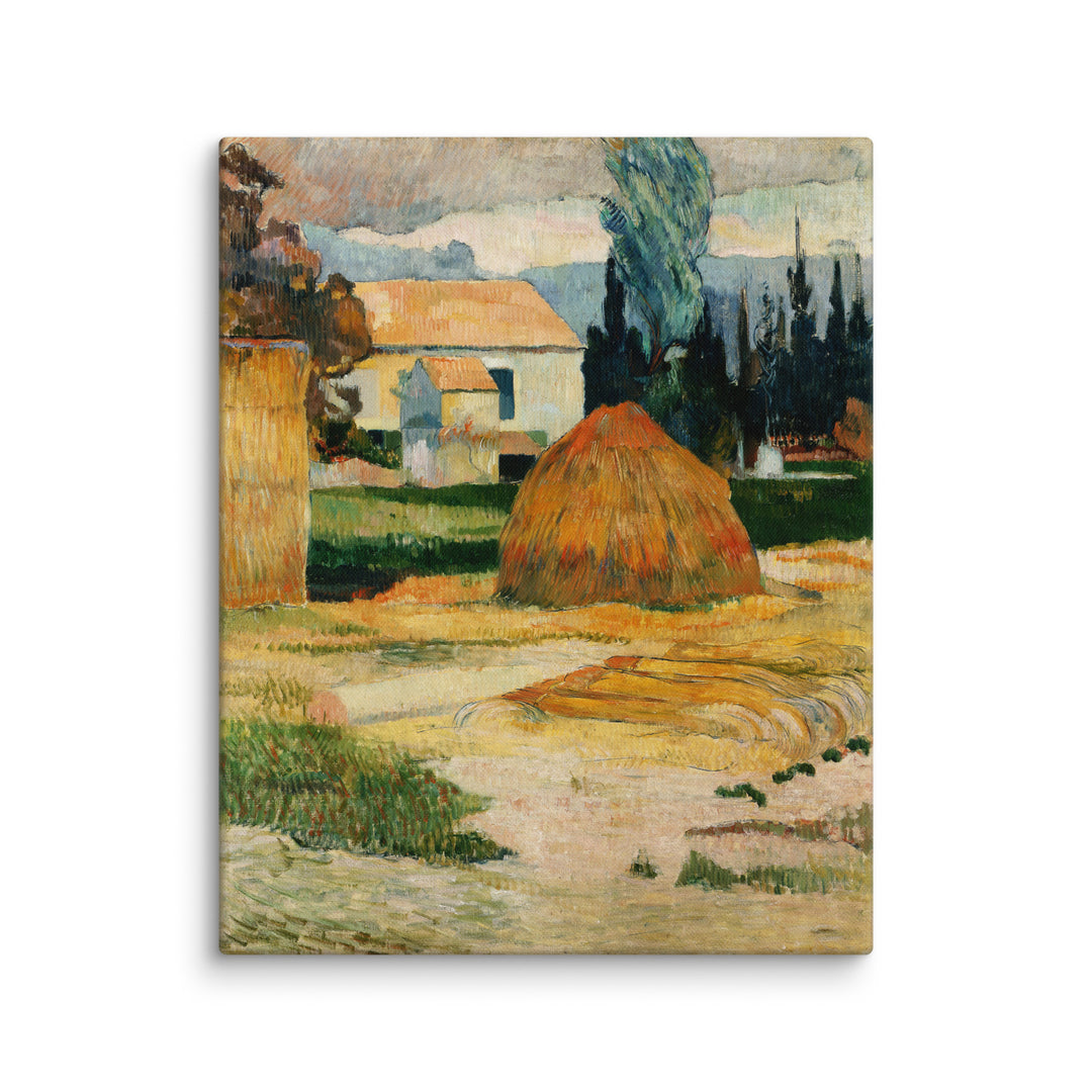 Leinwand - Paul Gauguin, Landschaft bei Arles