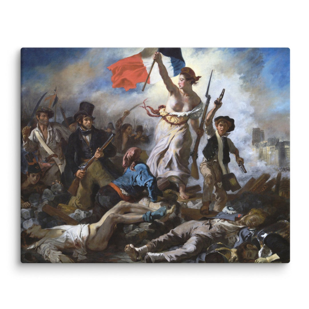 Canvas - Eugène Delacroix, Freedom Leads the People