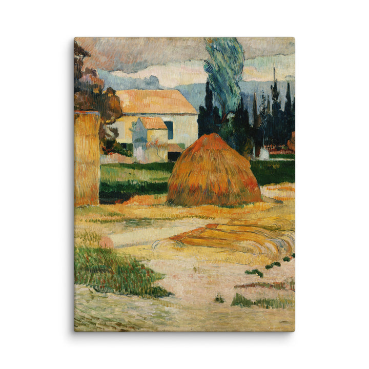 Leinwand - Paul Gauguin, Landschaft bei Arles