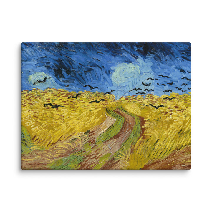 Leinwand - Van Gogh, Weizenfeld mit Krähen