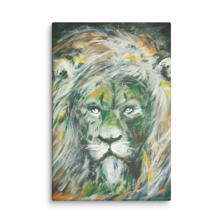 Toile - Lion vert, Hyoun Wook Song