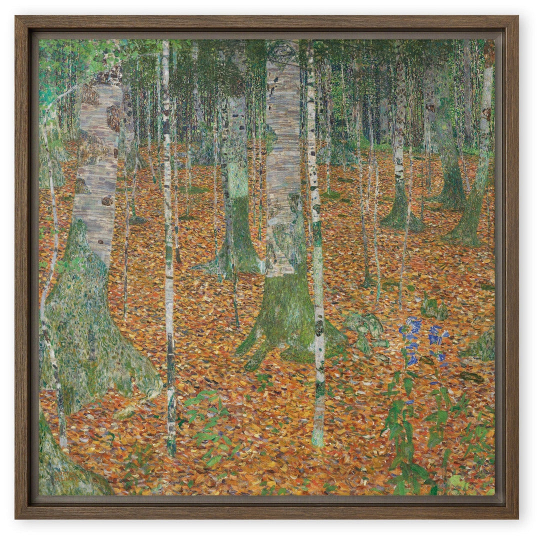 Canvas - Gustav Klimt, Birkenwald ARTLIA Braun / 16″×16″ artlia