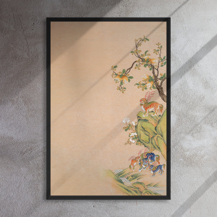 Leinwand - Phantastische Tierwesen des Glücks und der Harmonie - rechts