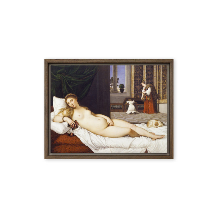 Canvas - Tizian, Venus of Urbino ARTLIA Braun / 12″×16″ artlia