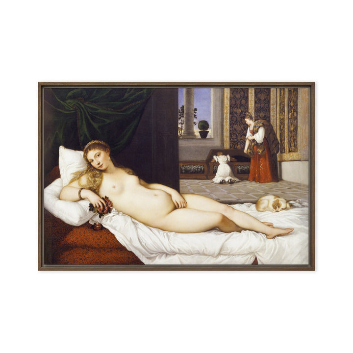 Canvas - Tizian, Venus of Urbino ARTLIA Braun / 20″×30″ artlia