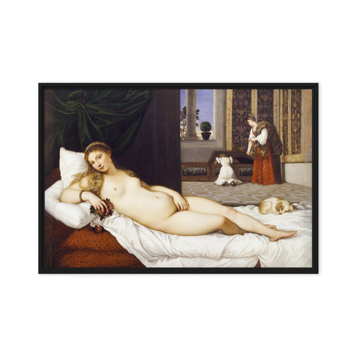 Canvas - Tizian, Venus of Urbino ARTLIA Schwarz / 20″×30″ artlia