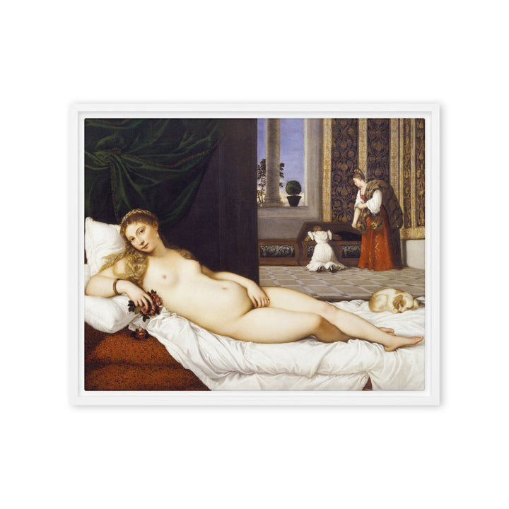 Canvas - Tizian, Venus of Urbino ARTLIA Weiß / 16″×20″ artlia