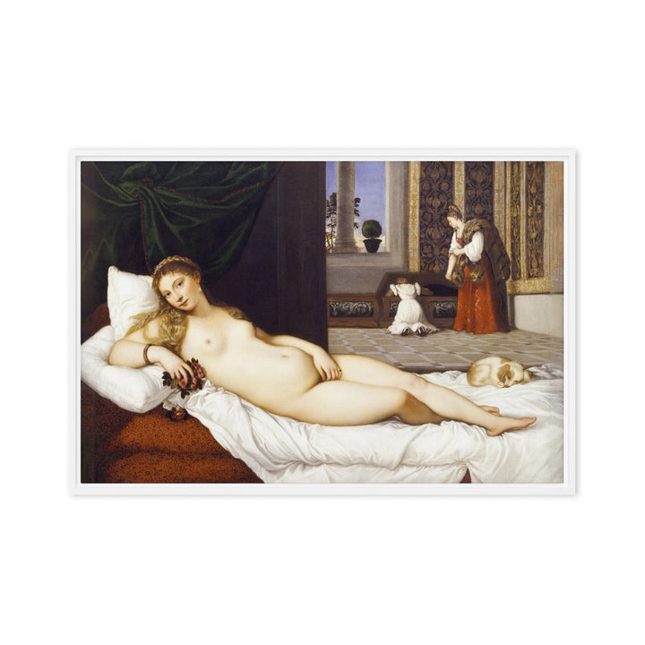 Canvas - Tizian, Venus of Urbino ARTLIA Weiß / 20″×30″ artlia