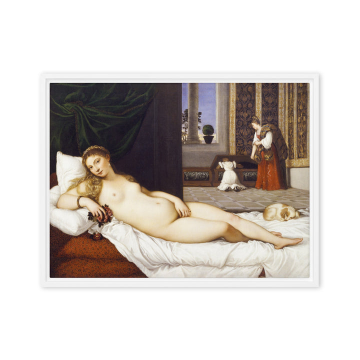 Canvas - Tizian, Venus of Urbino ARTLIA Weiß / 24″×32″ artlia