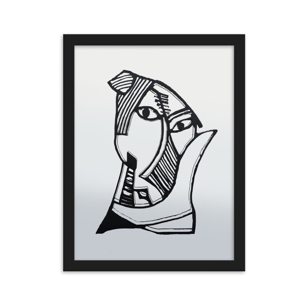 Poster - Pablo Picasso, Les Demoiselles d’Avignon grey