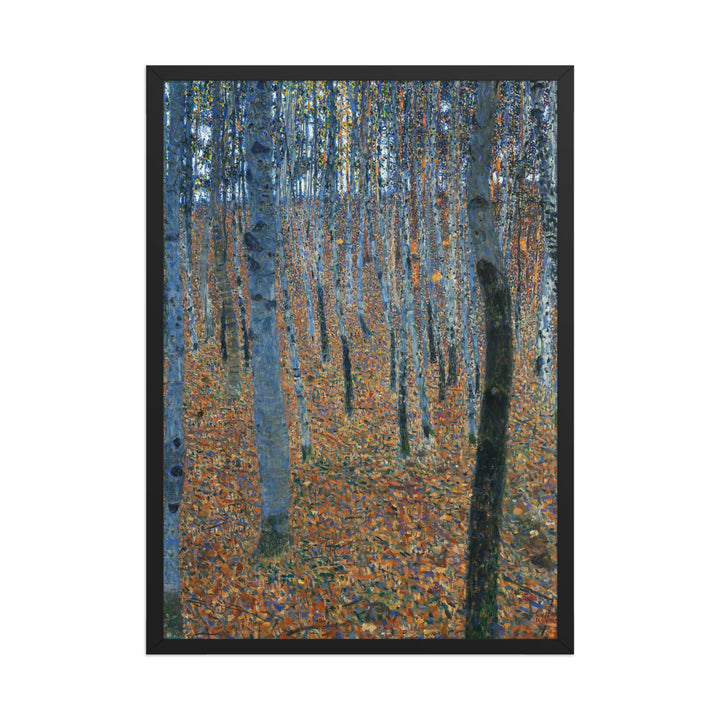 Poster - Gustav Klimt, Buchenwald Schwarz / 50×70 cm artlia