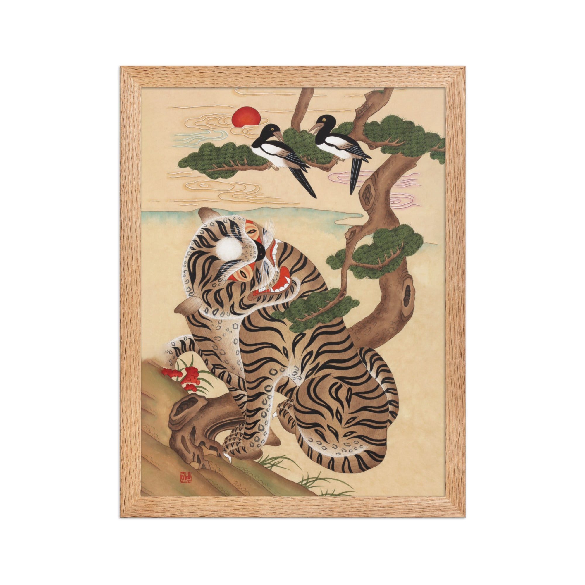 Korean poster | Tiger and Ocelot, art print – ARTLIA