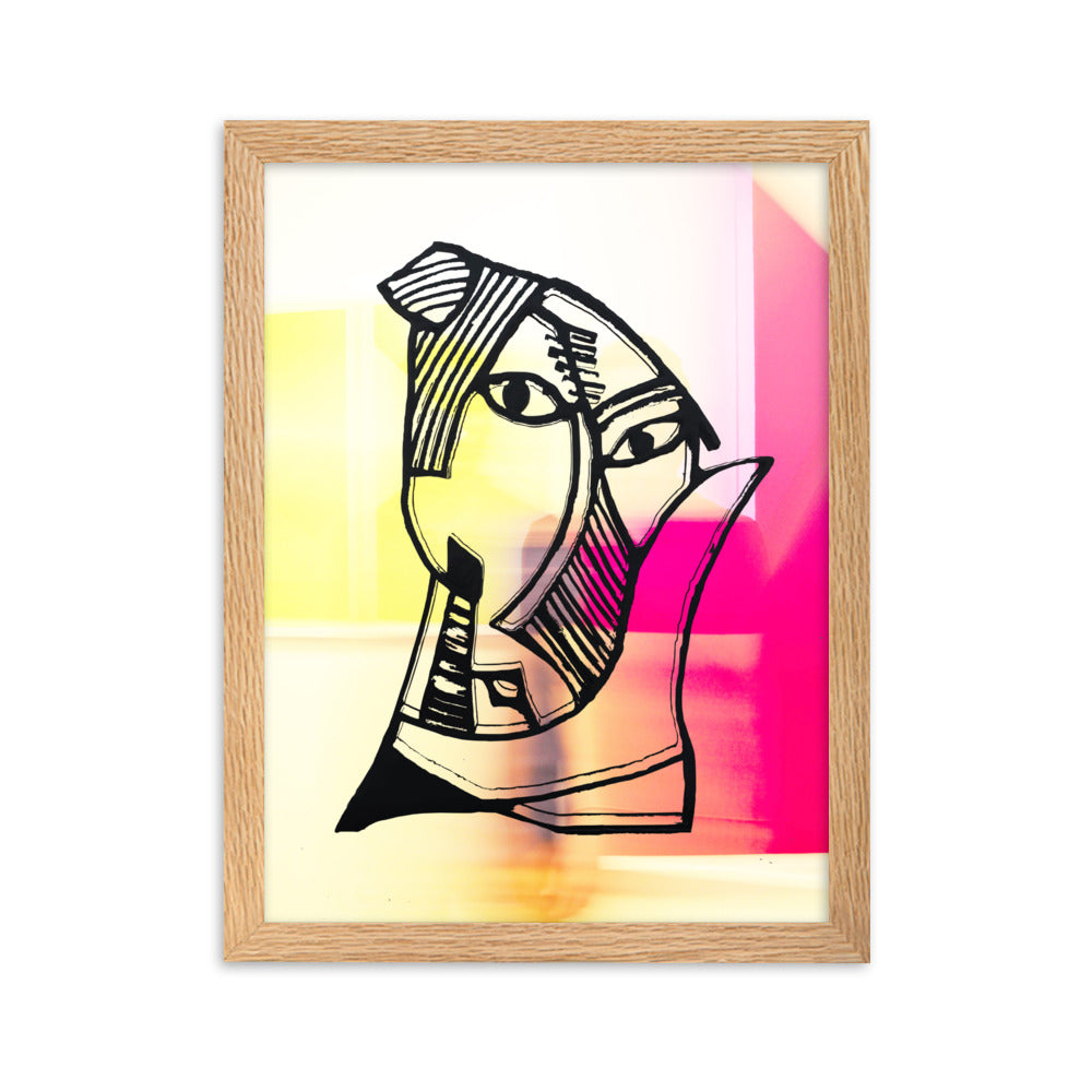 Poster - Pablo Picasso, Les Demoiselles d’Avignon in Pink