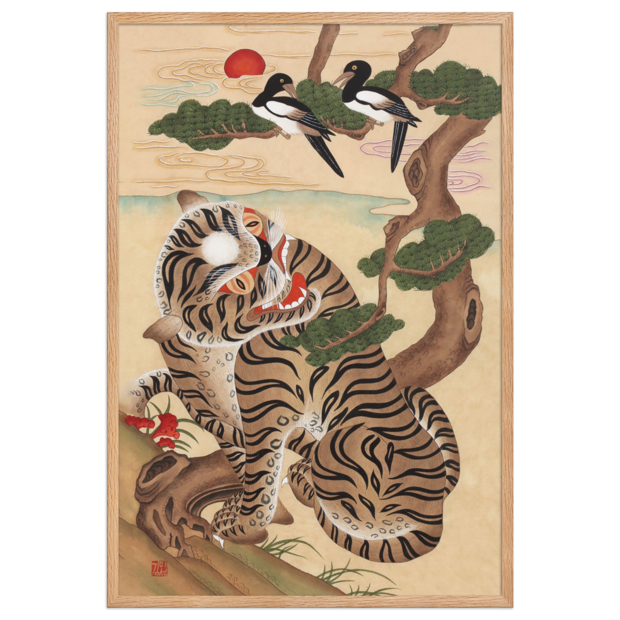 Korean poster | Tiger and Ocelot, art print – ARTLIA