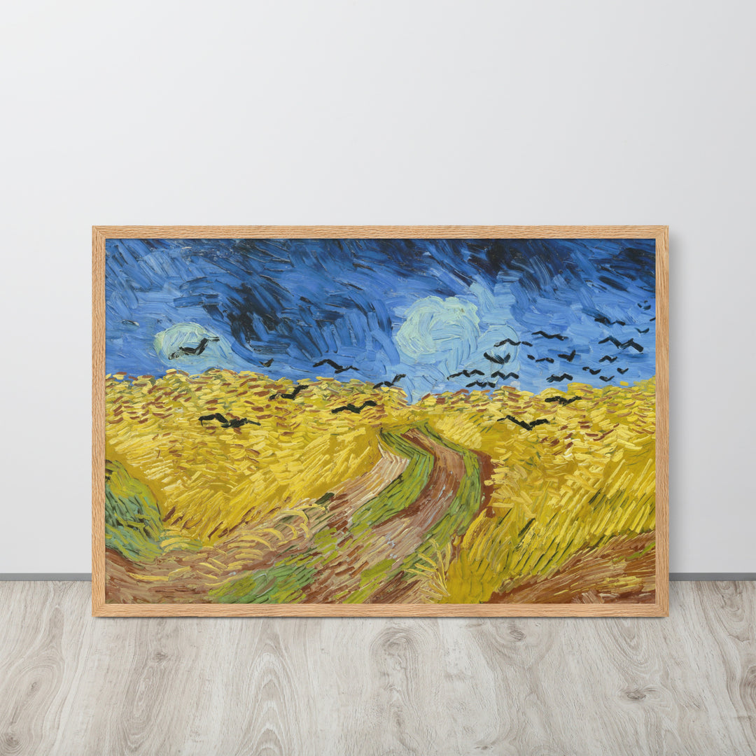 Poster - Van Gogh, Campo di grano con corvi