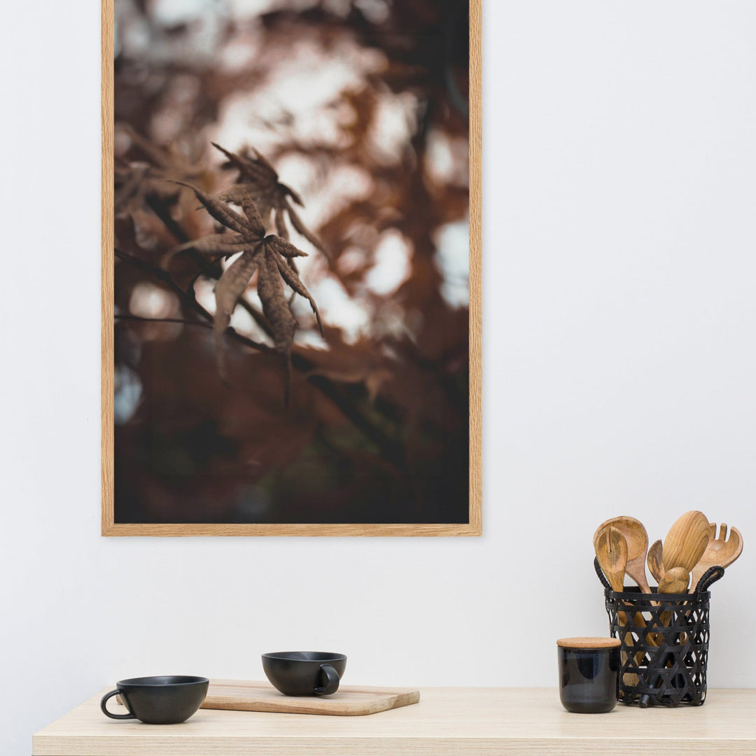 Poster - Autumn leaves - a moment in nature