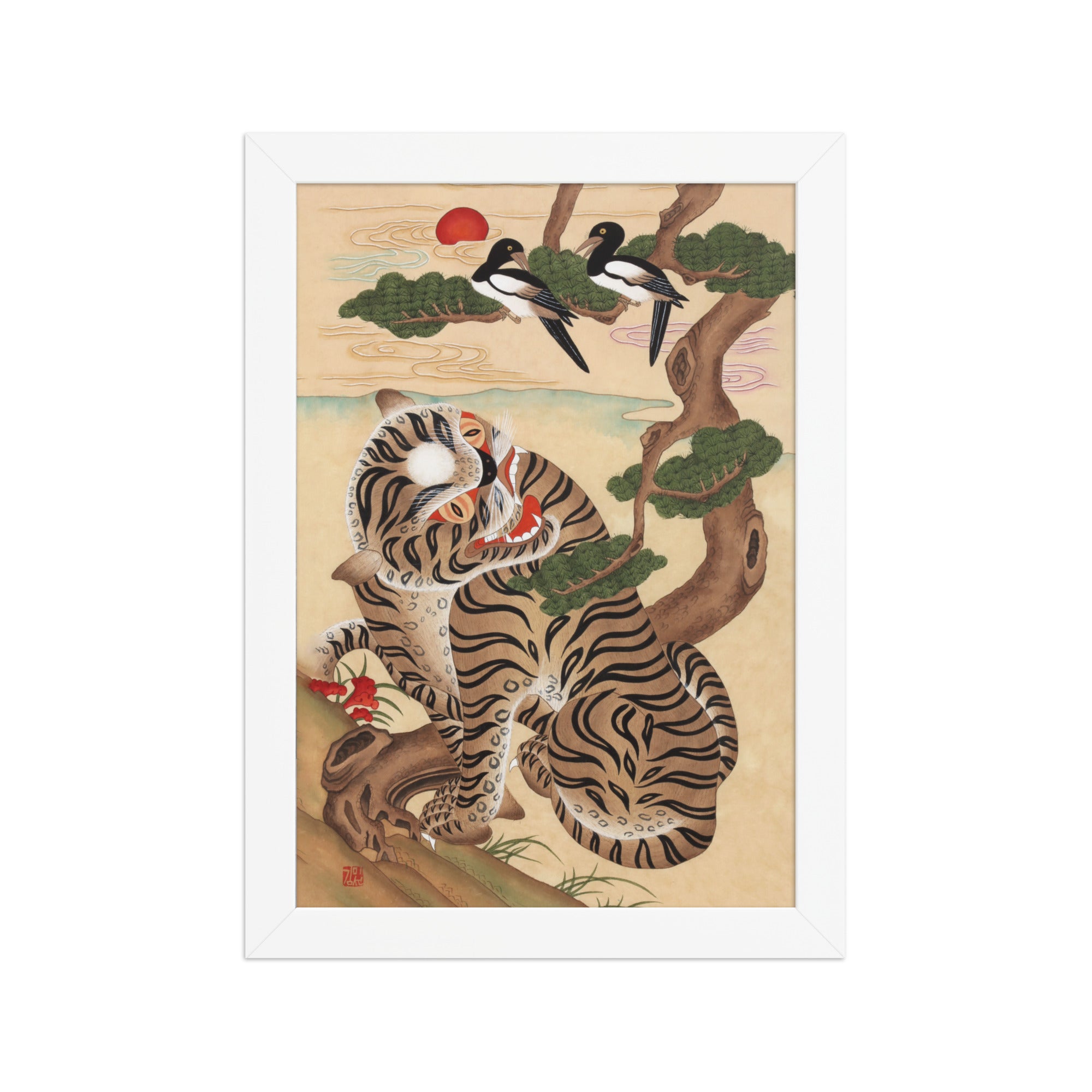 Korean poster | Tiger and Ocelot, art print – ARTLIA