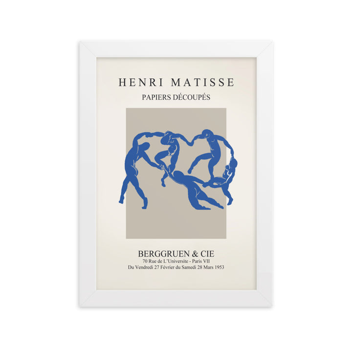 Poster - Henri Matisse, Papier Découpés blauer Tanz