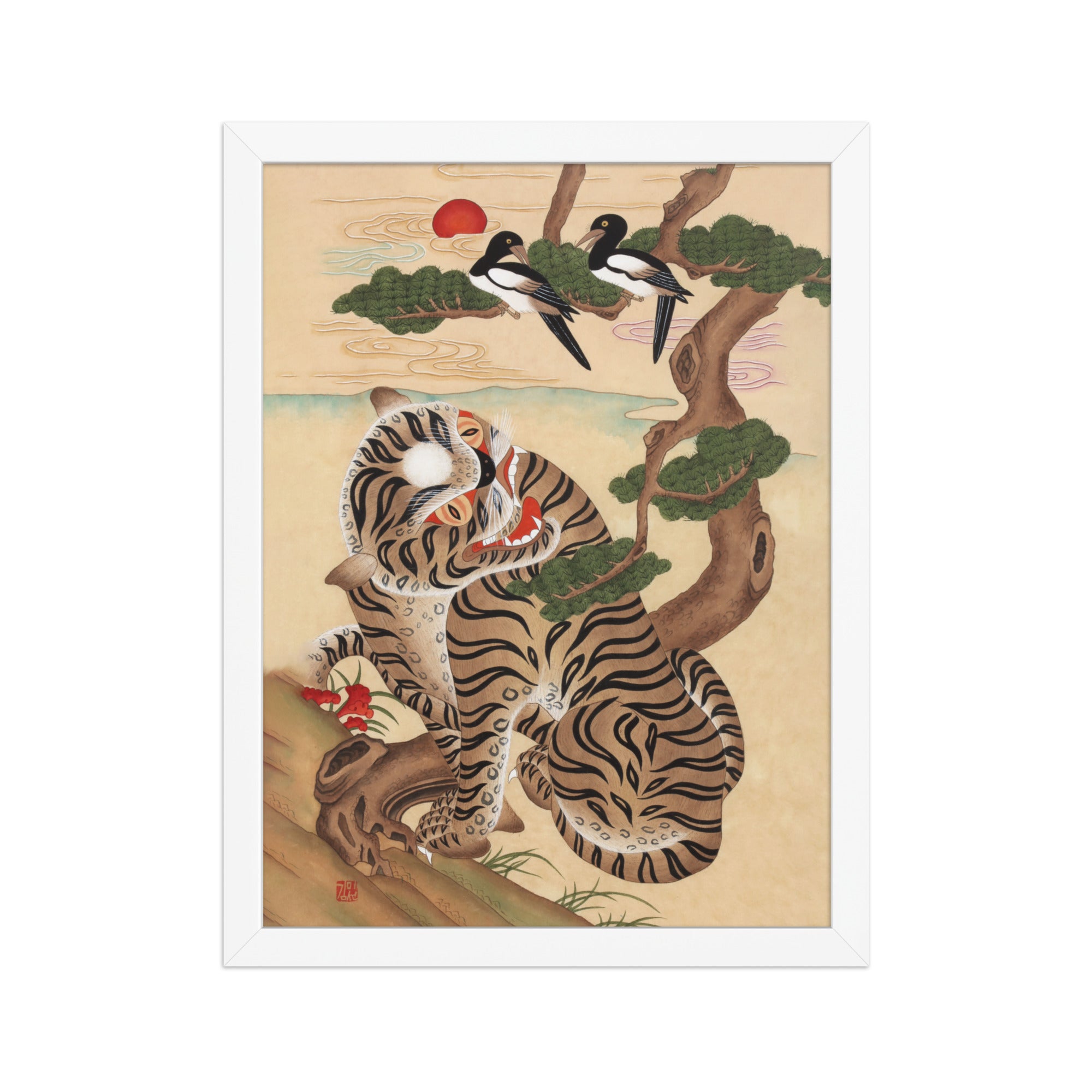 Korean poster | Tiger and Ocelot, art print – ARTLIA
