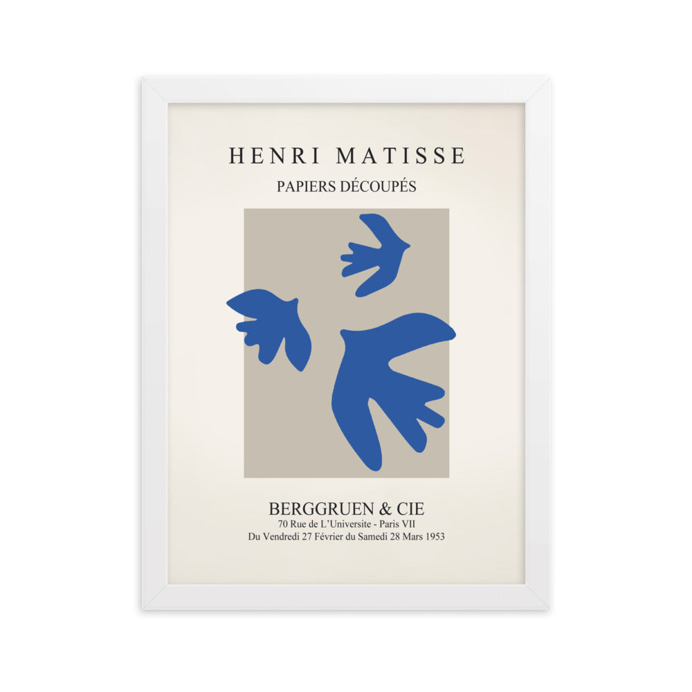Poster - Henri Matisse, blaue Vögel