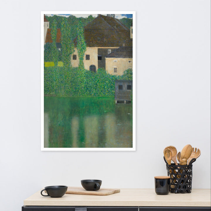 Poster - Gustav Klimt, Castello d'acqua Kammer al Attersee