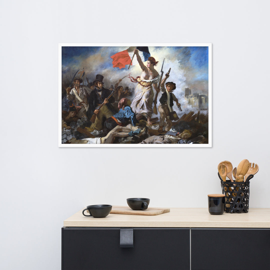 Poster - Eugène Delacroix, La Libertà guida il popolo